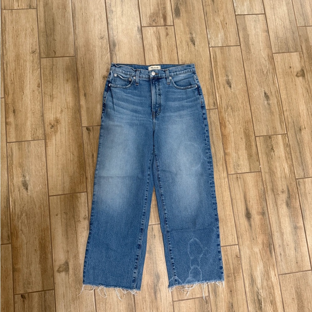 Madewell - The Perfect Vintage Wide-Leg Crop Jean Women's - Blue